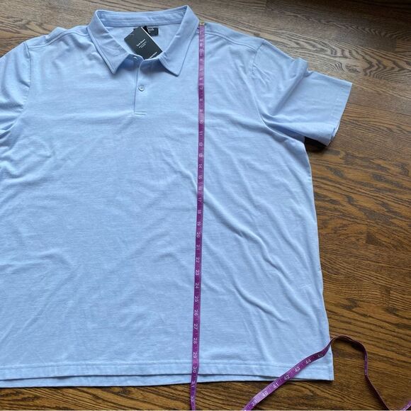Nordstrom tech smart xxxl polo blue skinny feeder stripe new with tag nwt - Picture 10 of 12